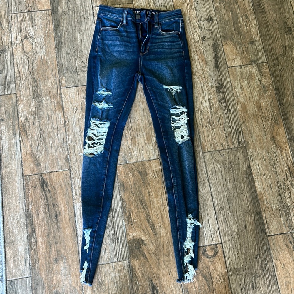 American Eagle high waisted skinny jeans